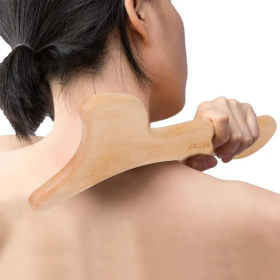 1Pc Wood Therapy Massage Tool Lymphatic Drainage Paddle Wooden Scraping Tools Therapy Massager Body Sculpting Tool