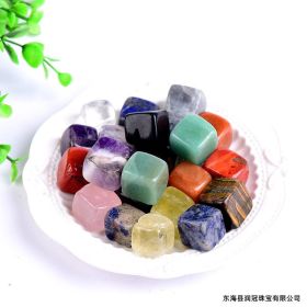 Natural Crystal Cube Rough Polishing Aromatherapy Stone Diffuser Stone White Crystal