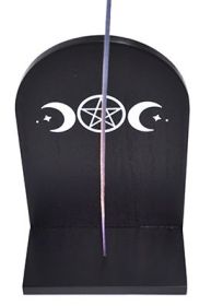 7 1/4" Triple Moon incense burner