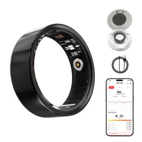 Health Smart Ring, Fitness Tracker, With Heart Rate, Blood Oxygen, Heart Rate Variability, Sleep Monitoring
