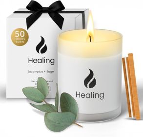 Soy Healing Candle for Cleansing, Meditation & Aromatherapy Relaxation