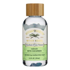Humphreys Homeopathic Witch Hazel Toner - Cucumber - Case Of 12