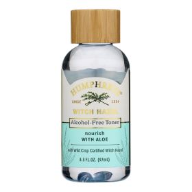 Humphreys Homeopathic Witch Hazel Toner - Aloe - Case Of 12