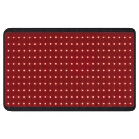 Red Light Therapy for Body, 264 LEDs Light Therapy Pad with Controller, 10Hz Pulse, 5-30 Min Timer