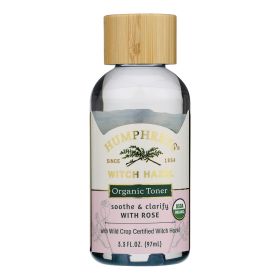 Humphreys Homeopathic Witch Hazel Toner - Rose - Case Of 12