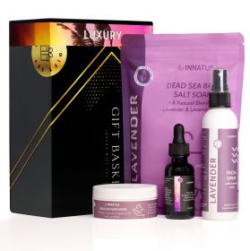 Luxury Dead Sea Spa Gift Set - Eucalyptus & Lavender