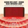Red Light Therapy Pad, 120PCS 3-Chip LED Light Therapy Pad, 660nm & 850nm Dual Wavelengths Light Therapy for Back Shoulder Neck Pain Relief