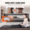 Portable Far Infrared Sauna Blanket with Adjustable Heat & Timer