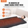 Portable Far Infrared Sauna Blanket with Adjustable Heat & Timer
