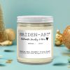 Serenity Sea: Citrus Breeze Aromatherapy Candle for Mindfulness & Meditation