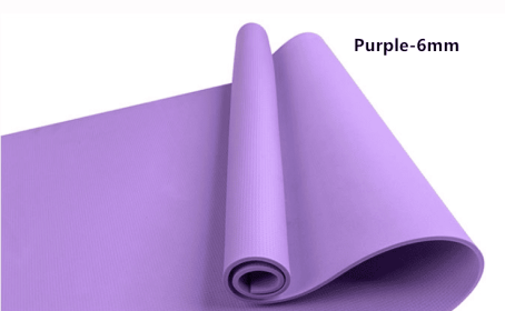 Super Soft  EVA Fitness Composite Mat Yoga Mat 6mm (Option: Purple6mm)