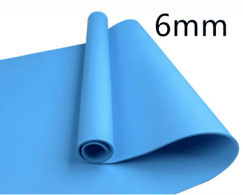 Super Soft  EVA Fitness Composite Mat Yoga Mat 6mm (Option: Blue6mm)