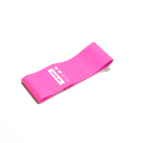 Resistance Bands Sealing Elastic Booty Sport Bodybuilding Rubber Band For Fitness Mini Yoga (Color: Pink)
